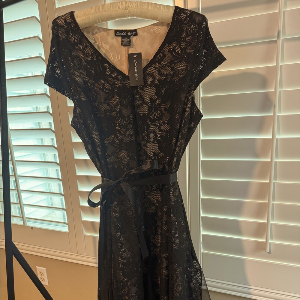 Black Lace Cocktail Dress NWT